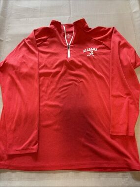 Knights apparel men’s L Alabama Crimson tide 1/4-Zip Pullover Hoodie